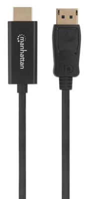 Manhattan 152679 DisplayPort-kabel DisplayPort / HDMI Adapterkabel DisplayPort-stekker, HDMI-A-stekker 1.80 m Zwart