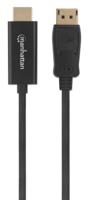 Manhattan 152679 DisplayPort-kabel DisplayPort / HDMI Adapterkabel DisplayPort-stekker, HDMI-A-stekker 1.80 m Zwart - thumbnail