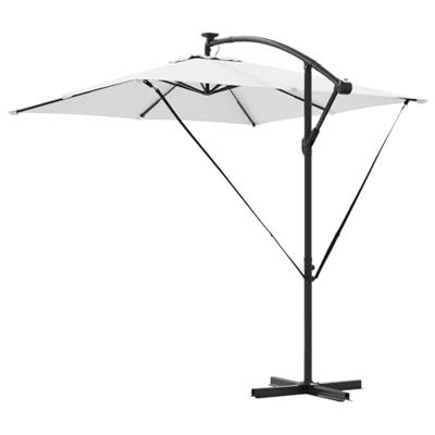 VidaXL Cantilever banana parasol zand 249 x 249 x 250 cm VidaXL Cantilever banana parasol zand 249 x 249 x 250 cm