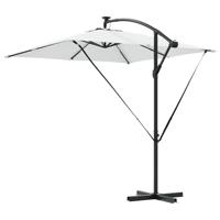 Cantilever Banana Parasol Zand 249 x 249 x 250 cm - thumbnail