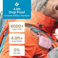 Catalyst Waterproof & Drop Proof Case AirPods (1st and 2nd Generation) Pink - thumbnail