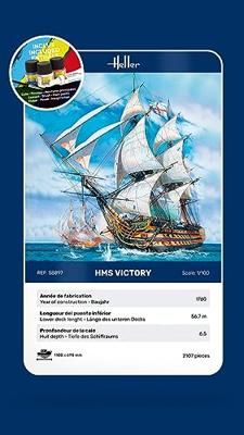 Heller 58897 STARTER KIT HMS Victory Bouwpakket Schaal 1:100 Heller 58897 STARTER KIT HMS Victory Bouwpakket Schaal 1:100