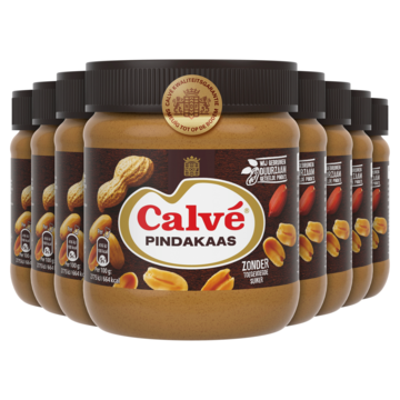 Calve pindakaas regular (12x 350gr)