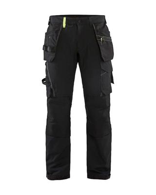 Blåkläder Werkbroek met 4-weg stretch 15221645 | Zwart/High-Vis Geel | Maat 56 - 7330509724002 Blåkläder Werkbroek met 4-weg stretch 15221645 | Zwart/High-Vis Geel | Maat 56 - 7330509724002