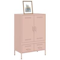 Hoge kast 68x39x101,5 cm koudgewalst staal roze - thumbnail