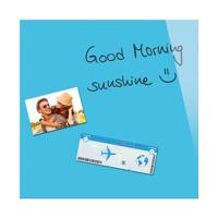 Sigel SI-B1103 Glasmagneetbord Be!Board 450x450mm Blauw - thumbnail