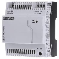 Phoenix Contact 2868541 DIN-rail netvoeding 5 V/DC 6.5 A 32.5 W Aantal uitgangen:1 x Inhoud 1 stuk(s) - thumbnail