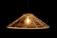 Plafondlamp DKD Home Decor Bruin Metaal 50 W Stads 220 V 57 x 57 x 19 cm 57 x 57 x 22 cm - thumbnail