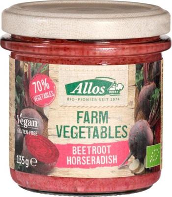 Allos Groentepread Rode Biet Mierikswortel Allos Groentepread Rode Biet Mierikswortel