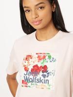 Jack wolfskin Flower Logo Dames T-shirt Light Blush L - thumbnail