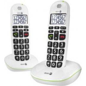 Doro PhoneEasy 110 - Duo DECT telefoon - Wit