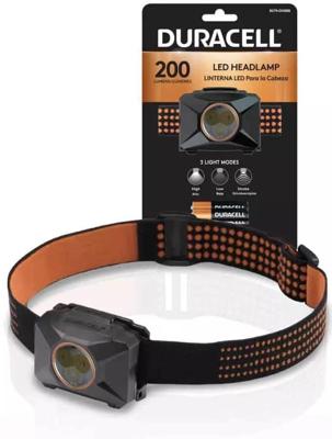 Duracell LED hoofdlamp 200 lumen 3 AAA
