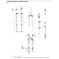 ROCKSHOX kroon / stuurbuis / bovenbuizen unit crown/st.tube unit rs 27,5+/29"boost gl.black - thumbnail