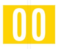 CODETAB ROL 500 X 0 GEEL - thumbnail