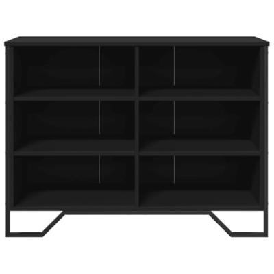 Dressoir 101x35,5x74,5 cm bewerkt hout zwart