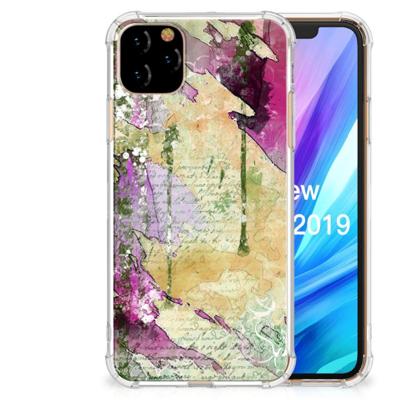 Back Cover Apple iPhone 11 Pro Max Letter Painting Back Cover Apple iPhone 11 Pro Max Letter Painting