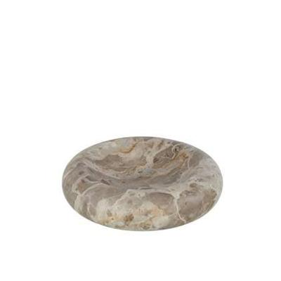 J-Line Ronde Kom Laag Marmer Beige Large