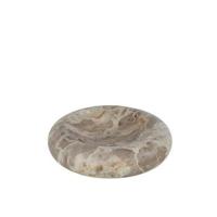 J-Line Ronde Kom Laag Marmer Beige Large - thumbnail