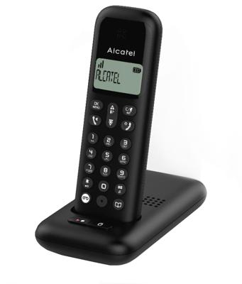 Alcatel D285 DECT-telefoon Nummerherkenning Zwart