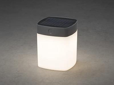 KonstSmide Solar tafellampAsissi 14,5cm antraciet - 7806-302