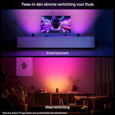 Philips Hue Tafellamp 8720169339651 Philips Hue Play Wallwasher, weiß LED 20 W Philips Hue Tafellamp 8720169339651 Philips Hue Play Wallwasher, weiß LED 20 W
