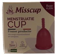 Misscup Menstruatie Cup Klein Roze - thumbnail