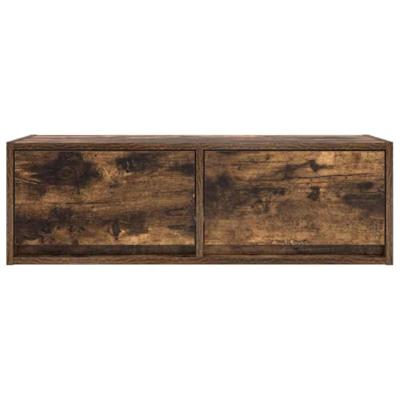Tv-meubelen 2 st 80x31x25,5cm bewerkt hout gerookt eikenkleurig