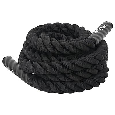 Battle rope 9 m 6,8 kg polyester zwart Battle rope 9 m 6,8 kg polyester zwart
