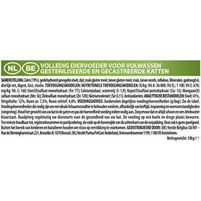 Pro Plan Sterilised Adult Vital Functions met zalm kattenvoer 10 kg Pro Plan Sterilised Adult Vital Functions met zalm kattenvoer 10 kg