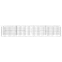 Gabion plantenbak verhoogd 360x30x60 cm gegalvaniseerd staal - thumbnail