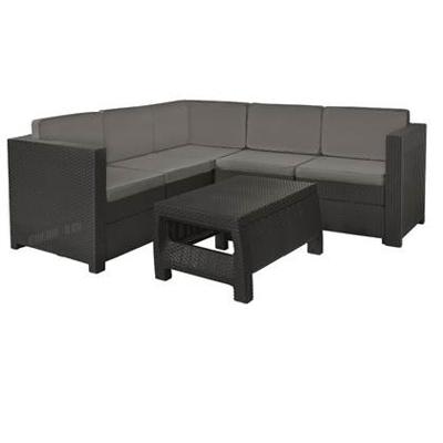 Provence 5-zits kunststof hoekbank Provence 5-zits kunststof hoekbank