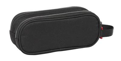 Pennenetui met 2 vakken F.C. Barcelona Black Zwart 21 x 8 x 6 cm