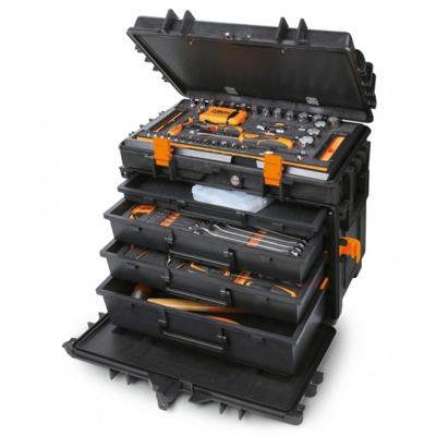 Beta 2114VU/M Mobiele gereedschapskoffer | vervaardigd uit polypropyleen | met 4 laden - 021141011 021141011 Beta 2114VU/M Mobiele gereedschapskoffer | vervaardigd uit polypropyleen | met 4 laden - 021141011 021141011
