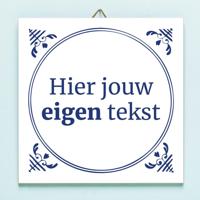 Gepersonaliseerd tegeltje met eigen tekst - thumbnail