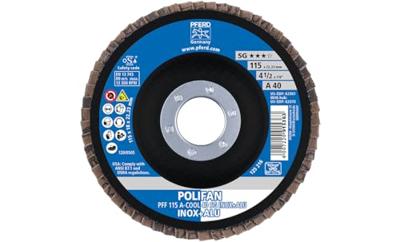 PFERD TOOLS 67654115 A-Cool Sg Inox + Alu Lamellenschijf Diameter 115 mm Boordiameter 22.23 mm Korrelgrootte (num) 40 10 stuk(s) PFERD TOOLS 67654115 A-Cool Sg Inox + Alu Lamellenschijf Diameter 115 mm Boordiameter 22.23 mm Korrelgrootte (num) 40 10 stuk(s)