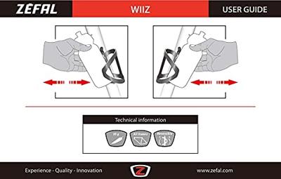 ZÉFAL bidonhouder "wiiz" bot.cage "wiiz" white