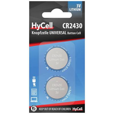 HyCell Knoopcel CR2430 3 V 2 stuk(s) 300 mAh Lithium CR 2430