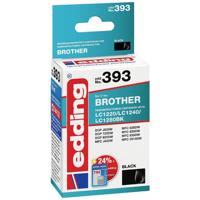 Edding Inktcartridge vervangt Brother LC-1240BK Compatibel Zwart EDD-393 18-393 - thumbnail
