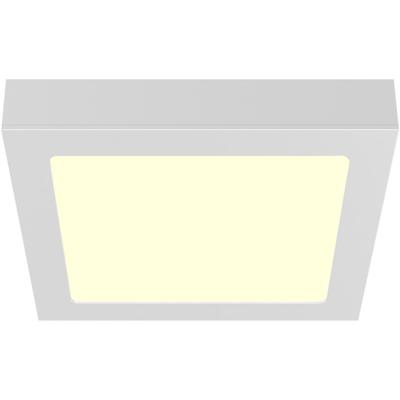 LED Downlight Opbouwspot - LED Paneel Slim - Brinton Thin - 24W 2400lm 120° Bundelhoek - Warm Wit 3000K - IP40 - Vierkant - Wit - 272x272mm