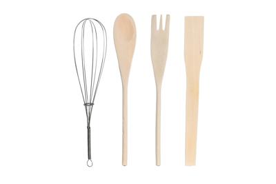 Pot voor Keukengerei DKD Home Decor Metaal Dolomite Hout MDF 12 x 12 x 22 cm