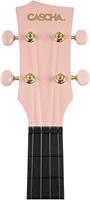 Cascha HH 2288 carbon fiber concert ukelele set roze - thumbnail