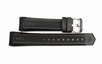 Horlogeband Tag Heuer CAF101F / CAF1010 / CAF1011 / CAF101B / CAF101A / CAF2010 / BT0712 Rubber Zwart 21mm - thumbnail