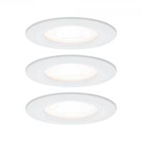 Paulmann Inbouwlamp voor badkamer Set van 3 stuks 19.5 W Wit (mat) - thumbnail
