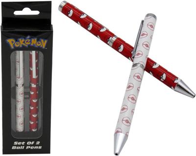 Pokemon 2 Pen Set - White & Red Pokemon 2 Pen Set - White & Red