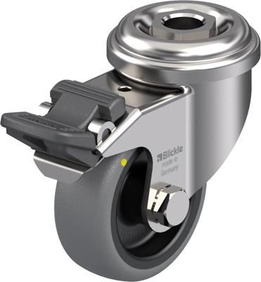 Blickle LRXA-TPA 50G-FI-ELS Zwenkwiel met rem Wieldiameter: 50 mm Draagvermogen (max.): 30 kg 1 stuk(s)
