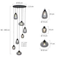 Steinhauer Hanglamp reflexion Ø 50 cm 2679 zwart - thumbnail