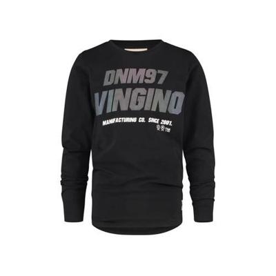 Vingino longsleeve Jargio met logo zwart