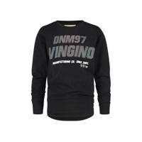 Vingino longsleeve Jargio met logo zwart - thumbnail