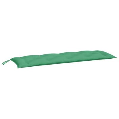 VidaXL Tuinbankkussens 2 st 150x50x7 cm oxford stof groen - thumbnail