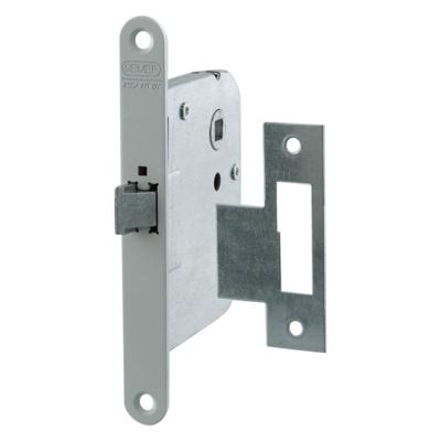 Nemef_YALE 1435 Loopslot | DM55mm | krukgat 8mm | voorplaat staal gelakt 18x153mm afgerond | zamac dagschoot | DR 1+3/2+4 - 9143500583